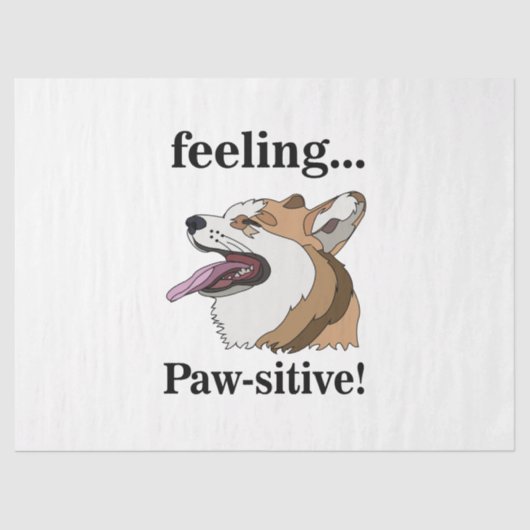 Pembroke Welsh Corgi Cute Dog Seidenpapier (Vorderseite)