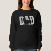 Pembroke Welsh Corgi Dad Father Silhouette Dog Sweatshirt (Vorderseite)