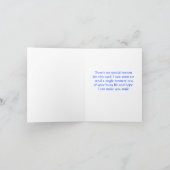 Pembroke Welsh Corgi Denken Sie an Ihre Grußkarte Karte (Innenseite)