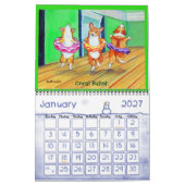 Pembroke Welsh Corgi Die FUN-Seite von Corgis Kalender (Jan 2027)