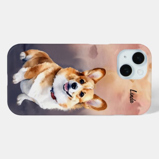 Pembroke Welsh Corgi Dog Case-Mate iPhone Case (Rückseite (Horizontal))