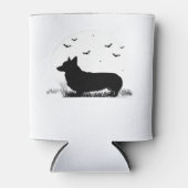 Pembroke Welsh Corgi Dog � Halloween Moon Silhouet Dosenkühler (Vorderseite)