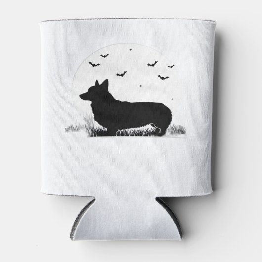 Pembroke Welsh Corgi Dog � Halloween Moon Silhouet Dosenkühler (Vorderseite)