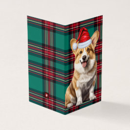 Pembroke Welsh Corgi Dog Holiday Kariert