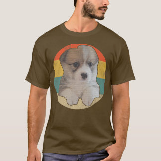 Pembroke Welsh Corgi Dog Puppy Vintag Dog Owner10 T-Shirt