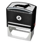 Pembroke Welsh Corgi Dog Rasse Silhouette Permastempel (Produkt)