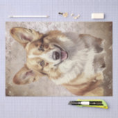 Pembroke Welsh Corgi Dog Seidenpapier (Handwerk)