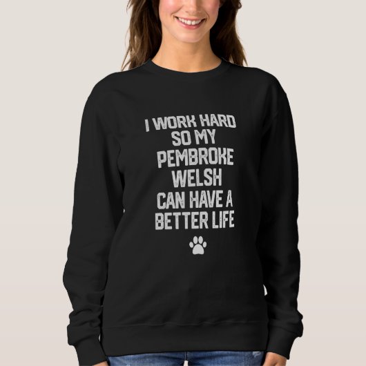 Pembroke Welsh Corgi Dog Sweatshirt (Vorderseite)
