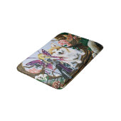 Pembroke Welsh Corgi Fairy Fantasy Badematte (Schrägansicht)