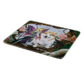 Pembroke Welsh Corgi Fairy Fantasy Schneidebrett (Ecke)