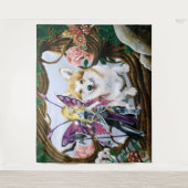 Pembroke Welsh Corgi Fairy Fantasy Wandteppich (Vorderseite)