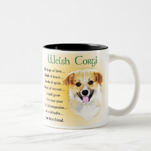 Pembroke Welsh Corgi Geschenke Zweifarbige Tasse