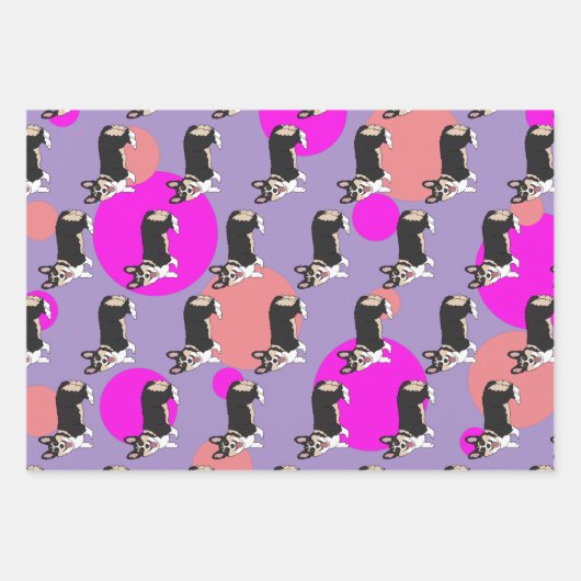 Pembroke Welsh Corgi   Geschenkpapier Set (Vorderseite)