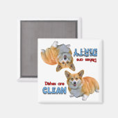 Pembroke Welsh Corgi Geschirrspülmaschine Magnet (Vorderseite/Rückseite)