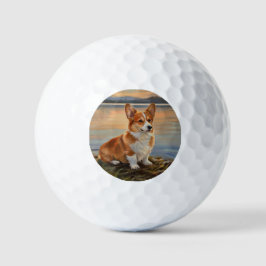 Pembroke Welsh Corgi Golfball