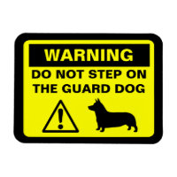 Pembroke Welsh Corgi Guard Hundelwarnung Funny