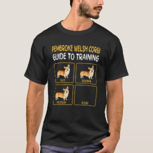 Pembroke Welsh Corgi Guide to Training Dog Obedien T-Shirt