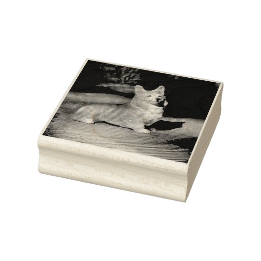 Pembroke Welsh Corgi Gummistempel (Stempel)