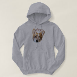 Pembroke Welsh Corgi Hand Drawn Digital Art Hoodie