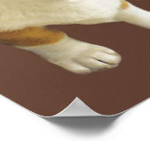 Pembroke Welsh Corgi Happy Print Poster (Ecke)