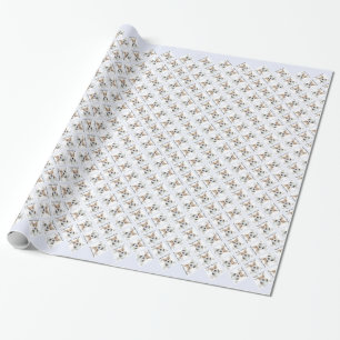 Pembroke Welsh Corgi History Design Geschenkpapier