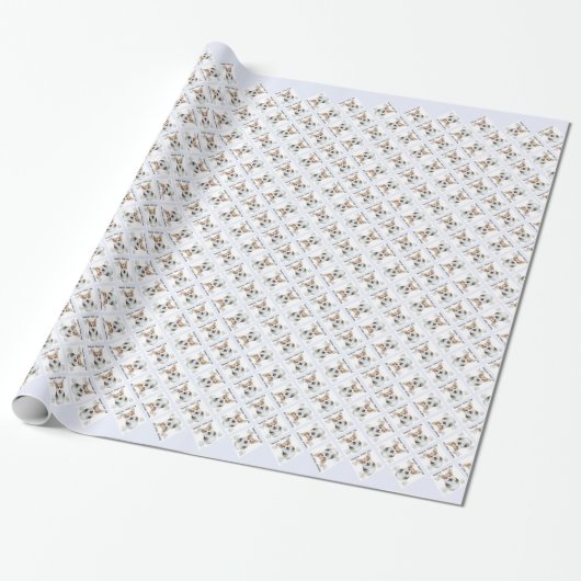Pembroke Welsh Corgi History Design Geschenkpapier (Ungerollt)