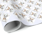 Pembroke Welsh Corgi History Design Geschenkpapier (Rolleneckpunkt)