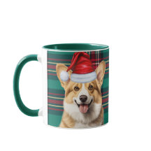 Pembroke Welsh Corgi Holiday Karierte Weihnachten