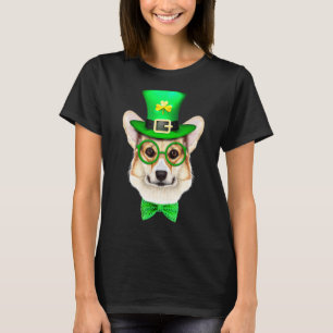 Pembroke Welsh Corgi Hund Leprechaun St Patricks D T-Shirt