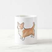 Pembroke Welsh Corgi Hund Magic Kaffeetasse (Mittel)