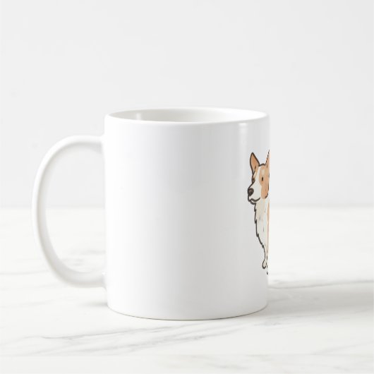 Pembroke Welsh Corgi Hund Magic Kaffeetasse (Links)