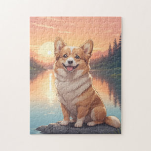 Pembroke Welsh Corgi Hund Puzzle