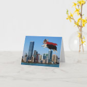 Pembroke Welsh Corgi Karte (Gelbe Blume)