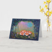 Pembroke Welsh Corgi Karte (Gelbe Blume)