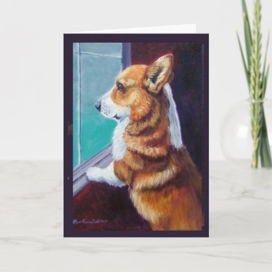 Pembroke Welsh Corgi Karte (Vorderseite)