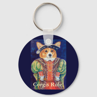 Pembroke Welsh Corgi King Schlüsselanhänger