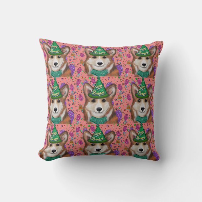 PEMBROKE WELSH CORGI KISSEN (Vorderseite)