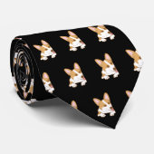 Pembroke Welsh Corgi Krawatte (Gerollt)