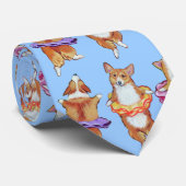 Pembroke Welsh Corgi Krawatte (Gerollt)