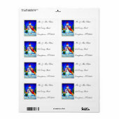 Pembroke Welsh Corgi Labels (Vorne)