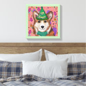 PEMBROKE WELSH CORGI LEINWANDDRUCK (Insitu (Schlafzimmer))