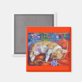Pembroke Welsh Corgi Magnet (Vorderseite/Rückseite)