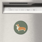 Pembroke Welsh Corgi Magnet (In Situ (Geschirrspüler))