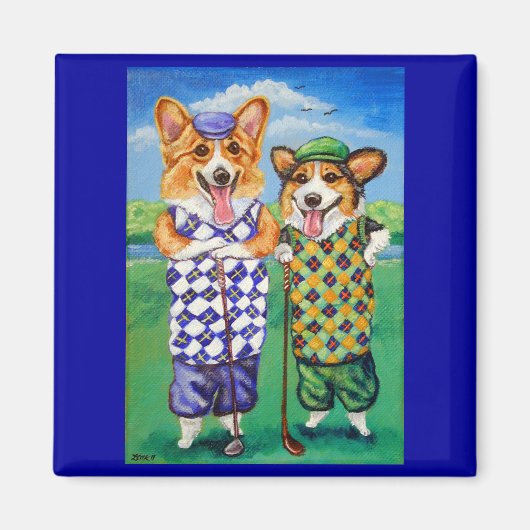 Pembroke Welsh Corgi Magnet (Vorne)