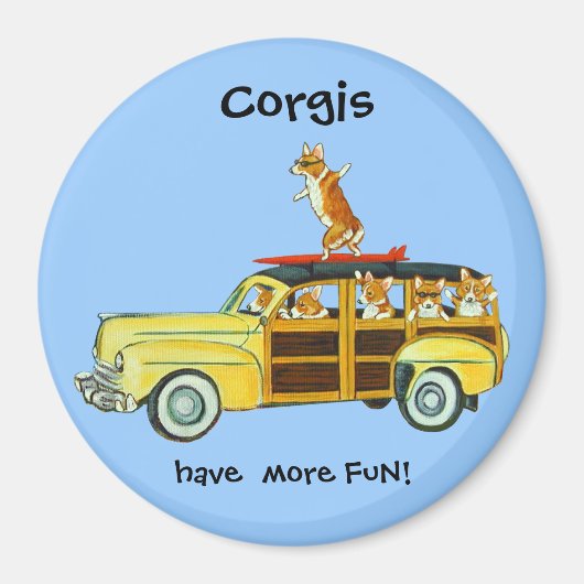 Pembroke Welsh Corgi Magnets Magnet (Vorne)