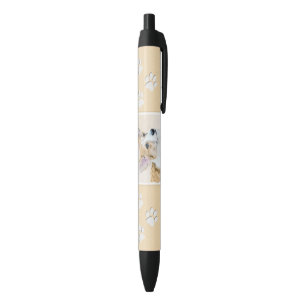 Pembroke Welsh Corgi Malerei - Original Hund Kunst Kugelschreiber