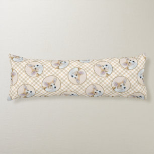 Pembroke Welsh Corgi Malerei Red Original Dog Art Seitenschläferkissen