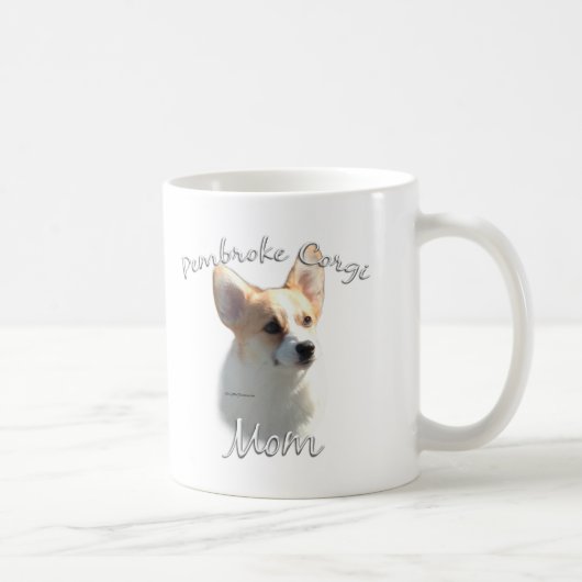 Pembroke Welsh Corgi Mama 2 Kaffeetasse (Rechts)