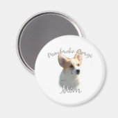 Pembroke Welsh Corgi Mama 2 Magnet (Vorderseite/Rückseite)
