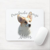 Pembroke Welsh Corgi Mama 2 Mousepad (Mit Mouse)